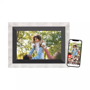 Braun DigiFrame 10B digitaalne fotoram Must, Hall 25,6 cm (10,1 tolli) puuteekraan Wi-Fi