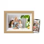 Braun DigiFrame 10W digitaalne pildiraam valge, puit 25,6 cm (10,1 tolli) puutetundlik ekraan Wi-Fi