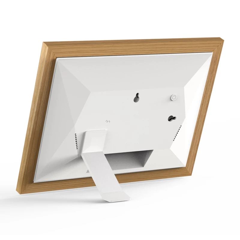 Braun DigiFrame 10W digitaalne pildiraam valge, puit 25,6 cm (10,1 tolli) puutetundlik ekraan Wi-Fi