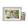 Braun DigiFrame 10W digitaalne pildiraam Hall, Valge 25,6 cm (10,1-tolline) Puutetundlik ekraan Wi-Fi