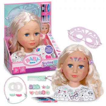 BABY born meigipea värvimiskunstnik, jumestus-/stiilimispea, Naine, 3 a, Poiss/Tüdruk, Mitmevärviline