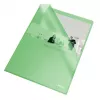 Esselte Folder 105my A4 Box of 100, A4, polüpropüleen (PP), roheline, portree, 220 mm, 1 mm
