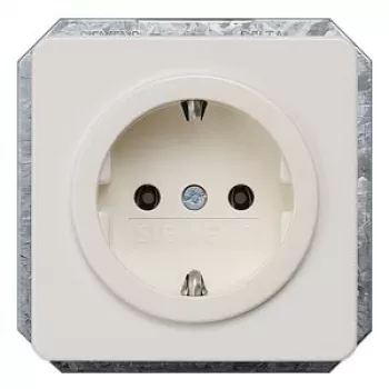 Siemens 5UB1403 pistikupesa Tüüp F Valge