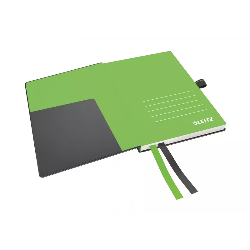 Leitz Notebook Complete A6 joonitud 96 grammi 80 lehte, must, A6, kõva köide