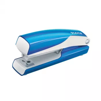 Leitz NeXXt WOW Metal Mini klammerdaja, 10 lehte, sinine, valge, P2, metall, 80 g/m², 3,5 cm