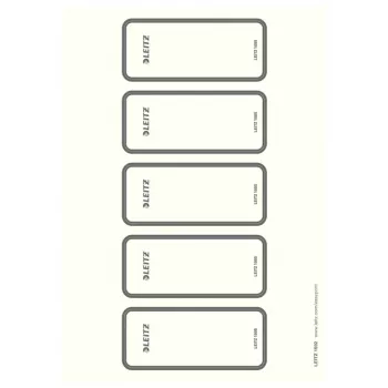 Leitz Spine Labels PC-printimiseks WOW kangiga kiirköitjale 80 mm