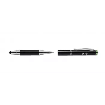 Leitz Styluse-pliiatsid 4-in-1 Complete puuteekraaniseadmetele, universaalne, iga mark, must, iPad, messing, silikoon, LR41