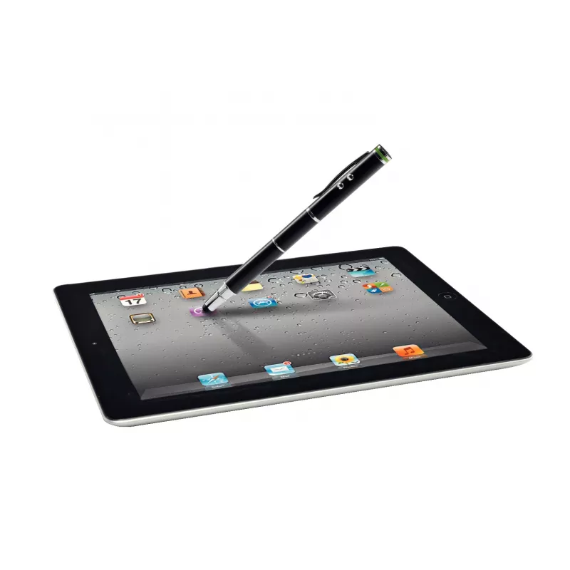 Leitz Styluse-pliiatsid 4-in-1 Complete puuteekraaniseadmetele, universaalne, iga mark, must, iPad, messing, silikoon, LR41