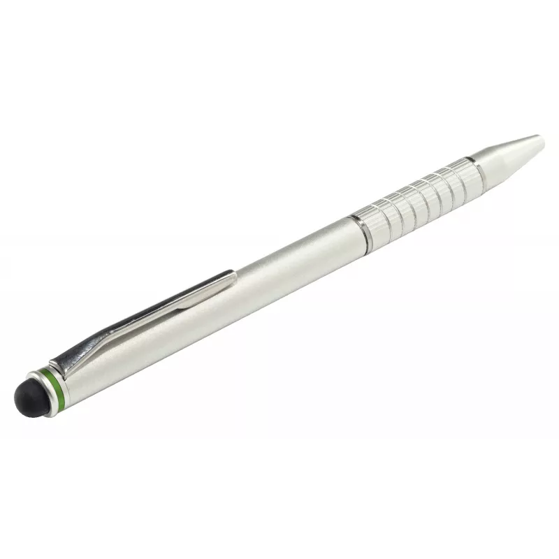 Leitz Stylus pliiatsid 2 in 1 Complete puuteekraaniga seadmetele, universaalne, mis tahes kaubamärk, hõbedane, iPad, alumiinium, silikoon, 10 g