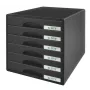 Leitz sahtlikapp Plus 6-sahtliga, 6 sahtlit, Plastik, Must, 287 x 363 x 270 mm