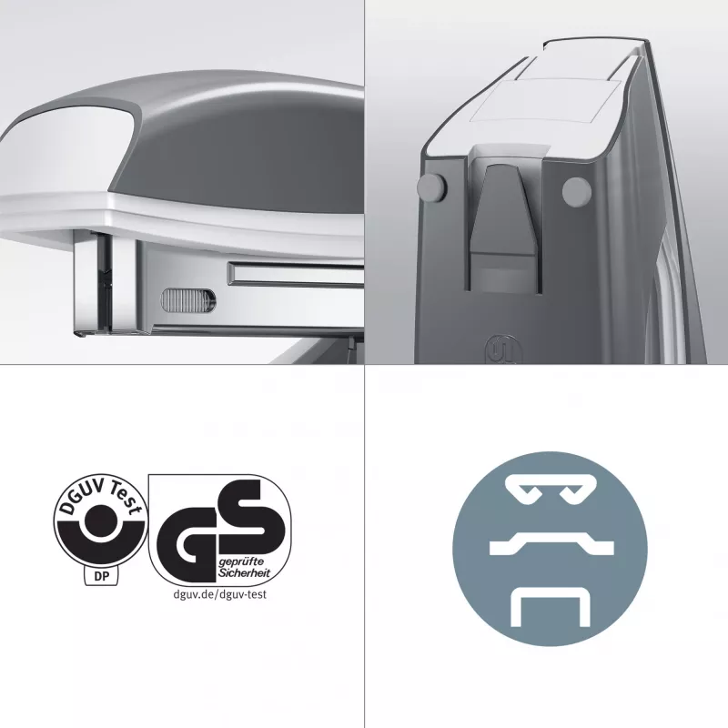 Leitz Stapler WOW 5502 Metal 30 lehte, lilla, P3, metall, plast, 80 g/m², 4 cm