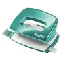 Leitz NeXXt auguraud WOW Mini 2-auguline / 10 lehte, 10 lehte, türkiissinine, hall, plast, 8 cm, 5,5 mm, A4