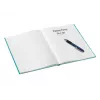Leitz Notebook WOW A4 jooneliste lehtedega ja kõvakaanega, 90g/80 lehte, mustriline, sinine, A4, 80 lehte, 80 g/m², jooneline paber