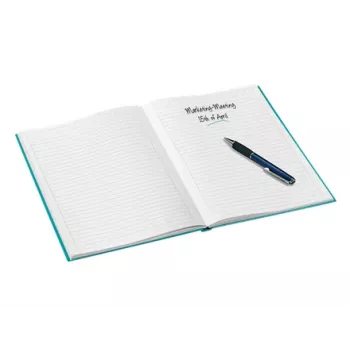 Leitz Notebook WOW A4 jooneliste lehtedega ja kõvakaanega, 90g/80 lehte, mustriline, sinine, A4, 80 lehte, 80 g/m², jooneline paber
