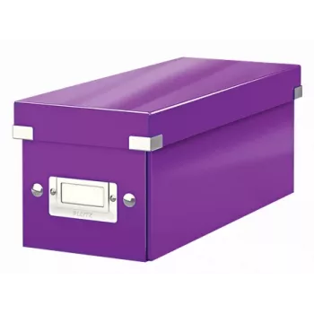 Leitz Click & Store WOW CD hoiukarp, lilla, papp, 440 g