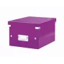 Leitz Click & Store WOW väike hoiukarp, lilla, kartong, 540 g