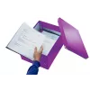 Leitz Click & Store WOW keskmine hoiukarp, lilla, papp, 16,7 l, 281 mm, 200 mm, 265 x 335 x 188 mm