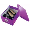 Leitz Click & Store WOW keskmine hoiukarp, lilla, papp, 16,7 l, 281 mm, 200 mm, 265 x 335 x 188 mm