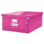 Leitz Click & Store WOW suur hoiukarp, roosa, kartong, nikkel, 369 mm, 482 mm, 200 mm