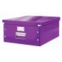 Leitz Click & Store WOW Large Storage Box, lilla, papp, 1,28 kg