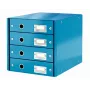 Leitz Click & Store WOW sahtelkapp (4 sahtlit), sinine, papp, 2,49 kg
