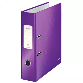 Leitz Lever Arch File 180° WOW POB/Lamineeritud A4/80mm, A4, Kartong, Lilla, 600 lehte, 80 g/m², 8 cm