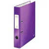 Leitz Lever Arch File 180° WOW POB/Laminated A4/50mm, A4, Carton, Purple, 350 sheets, 80 g/m², 5 cm