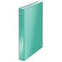 Leitz Ringbinder WOW Lamineeritud A4+ 4DR/25mm, A4, Kartong, Metallik, Türkiis, 230 lehte, 80 g/m², 2,5 cm