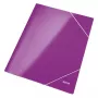 Leitz 3-klapiline mapp WOW Card/POB A4, A4, polüpropüleen (PP), violetne, 250 lehte, 80 g/m², paber