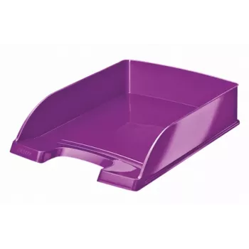 Leitz kirjaalus WOW, plastik, lilla, A4, ümbrik, kiri, märge, paber, 242 x 330 x 60 mm, 255 x 357 x 70 mm