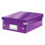 Leitz Organizer Box Click & Store WOW Small, lilla, papp, 600 g