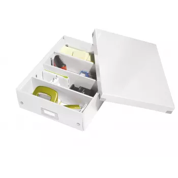 Leitz Click & Store WOW Medium Organiser Box, valge, Carton, 880 g