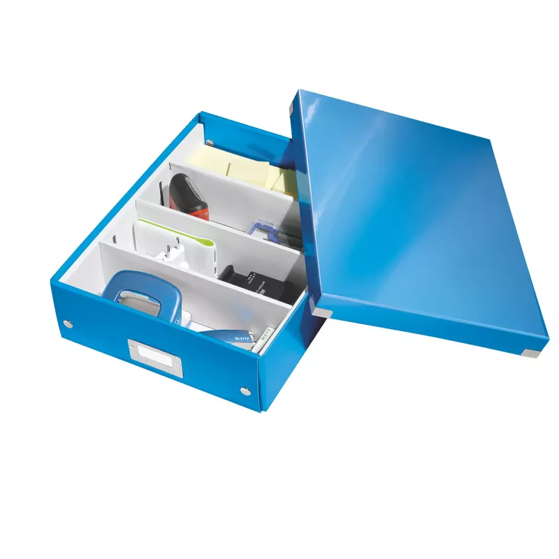 Leitz Click & Store WOW Medium Organiser Box, sinine, papp, 880 g