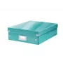 Leitz Click & Store WOW keskmine korraldajakarp, sinine, kartong, 880 g