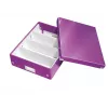 Leitz Click & Store WOW keskmine korraldajakarp, lilla, kartong, 880 g