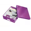Leitz Click & Store WOW keskmine korraldajakarp, lilla, kartong, 880 g