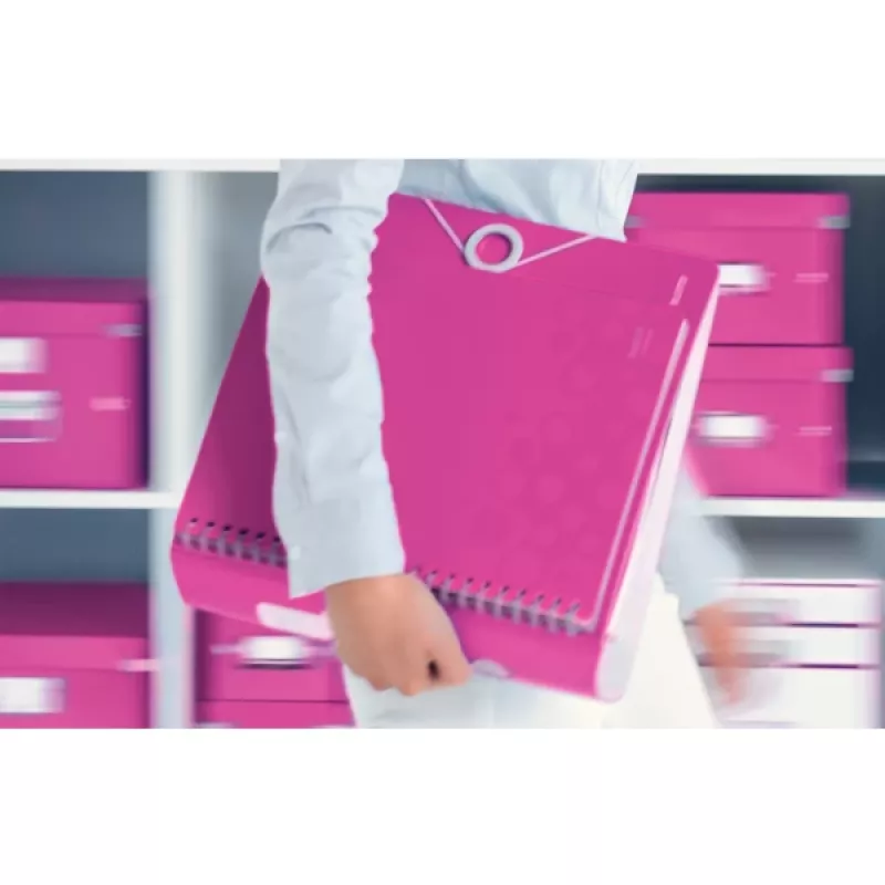 Leitz kangregistraator Active PP WOW A4/80mm, A4, Polyfoam, Roosa, 500 lehte, 80 g/m², 8,2 cm