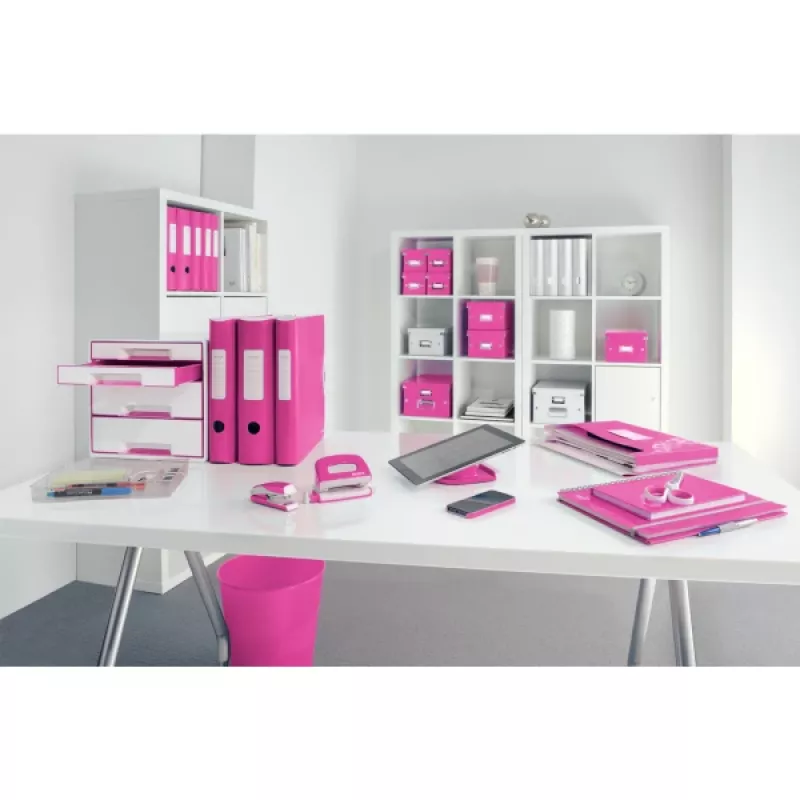 Leitz kangregistraator Active PP WOW A4/80mm, A4, Polyfoam, Roosa, 500 lehte, 80 g/m², 8,2 cm