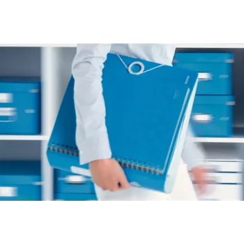 Leitz Lever Arch File Active PP WOW A4/80mm, A4, Polyfoam, Sinine, 500 lehte, 80 g/m², 8,2 cm