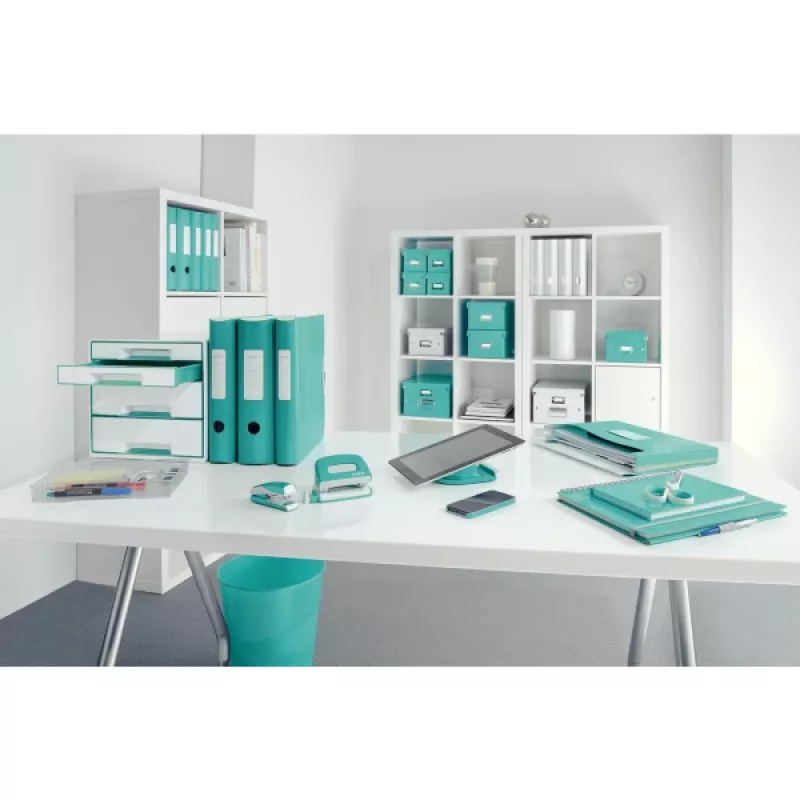 Leitz Lever Arch File Active PP WOW A4/80mm, A4, Polüvaht, türkiis, 500 lehte, 80 g/m², 8,2 cm