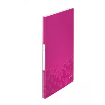 Leitz WOW esitlusmapp PP, 20 taskut, Metallic, Roosa, Polüvinüülkloriid (PVC), 20 taskut, A4, 231 mm, 13 mm
