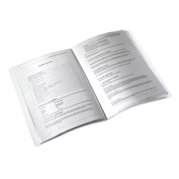 Leitz esitluskaust WOW PP 20 taskuga, sinine, metalne, polüvinüülkloriid (PVC), 20 taskut, A4, 231 mm, 13 mm