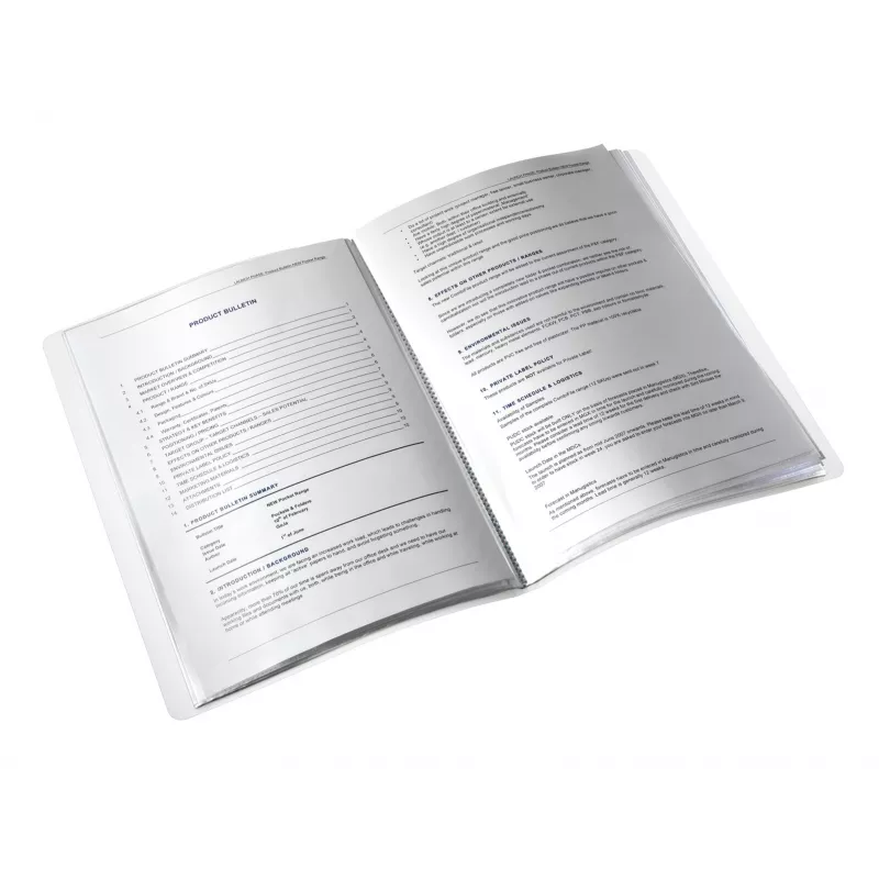 Leitz esitluskaust WOW PP 20 taskuga, sinine, metalne, polüvinüülkloriid (PVC), 20 taskut, A4, 231 mm, 13 mm