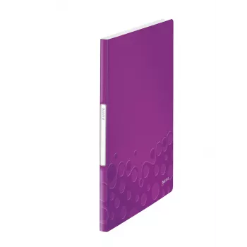 Leitz esitlusraamat WOW PP 20 taskuga, Metalne, Lilla, Polüvinüülkloriid (PVC), 20 taskut, A4, 231 mm, 13 mm