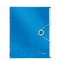 Leitz Divider Book WOW PP 12 tabs, A4, Polypropylene (PP), Blue, Metallic, 200 sheets, 265 mm, 17 mm