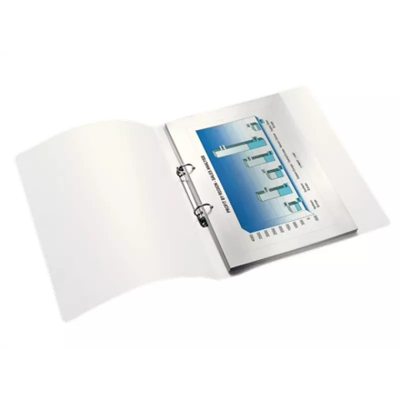 Leitz Ringbinder WOW PP A4 2RR/25mm, A4, ümmargune rõngas, polüpropüleen (PP), sinine, metallik, valge, 190 lehte