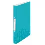 Leitz Ringbinder WOW PP A4 2RR/25mm, A4, ümarad rõngad, polüpropüleen (PP), sinine, metallik, valge, 190 lehte