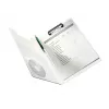 Leitz Clipboard with cover WOW, A4, Polyfoam, Blue, 75 sheets, 1 pockets, 230 mm
