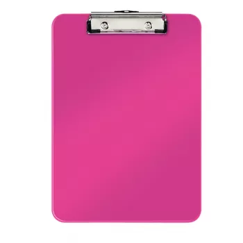 Leitz Clipboard without frontcover WOW, A4, plastist, roosa, 80 lehte, 228 mm, 320 mm