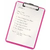 Leitz Clipboard without frontcover WOW, A4, plastist, roosa, 80 lehte, 228 mm, 320 mm